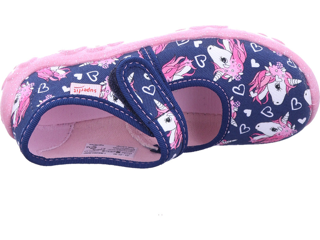 Dívčí textilní pantofle Legero \ Bonny v modré barvě