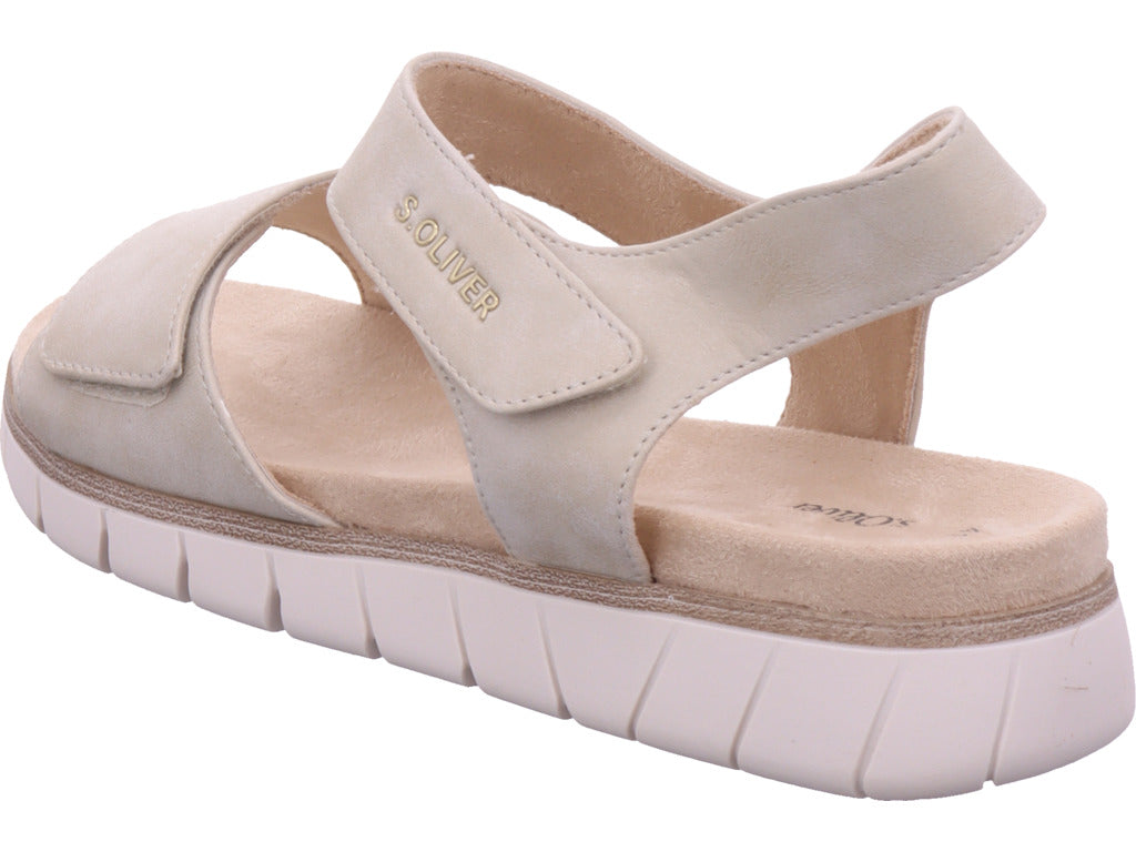 s.Oliver Damen Sandale  in beige
