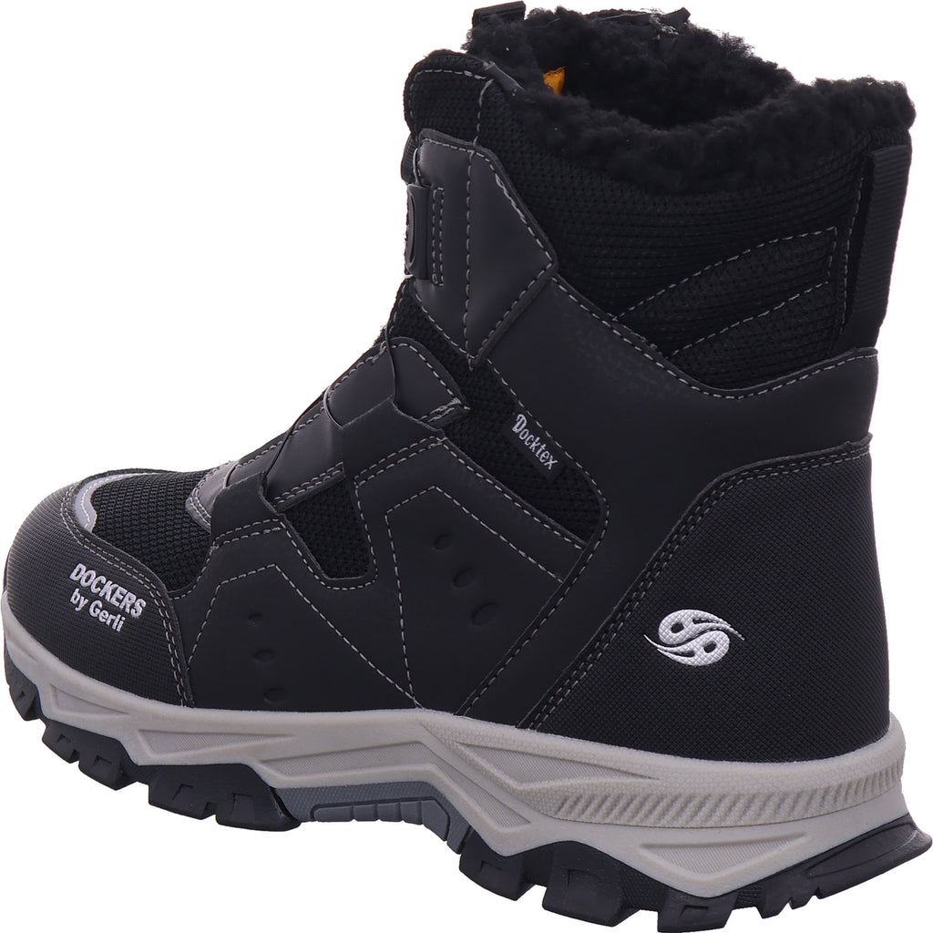 Dockers Jungen Winterstiefel  in schwarz