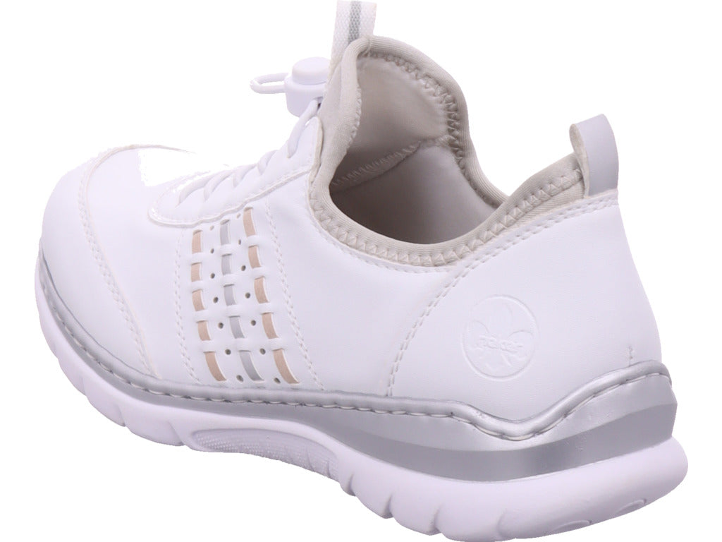 Rieker Damen  Fsk Damen Halbschuhe in weiß