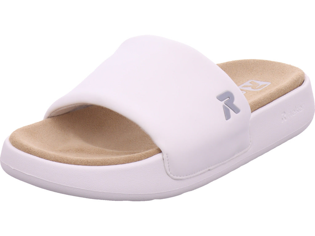 Rieker Women's Mule Fsk Women's Sandals in white
