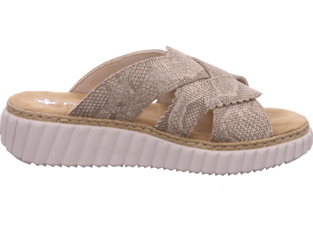 Rieker Women's Mule Fsk Women's Sandals in beige