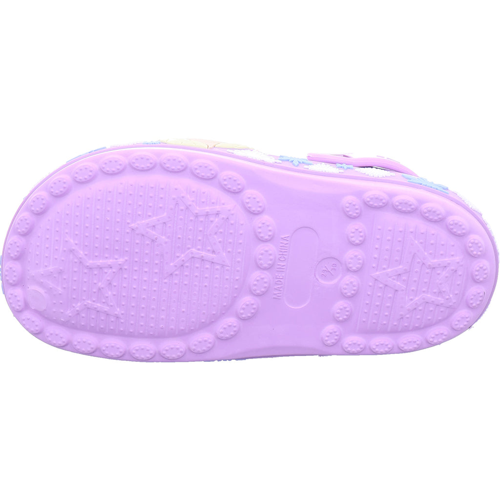 Silver Int Disney Girl's Slipper Frozen in Lilac