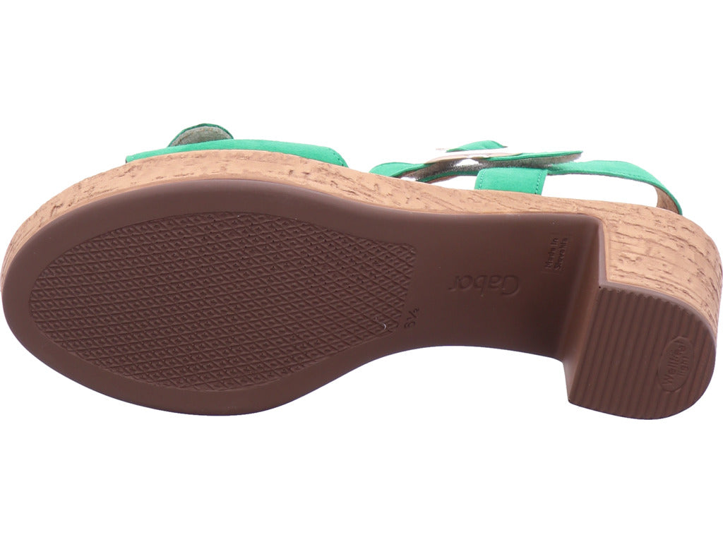 Gabor Damen Sandalette  in grün