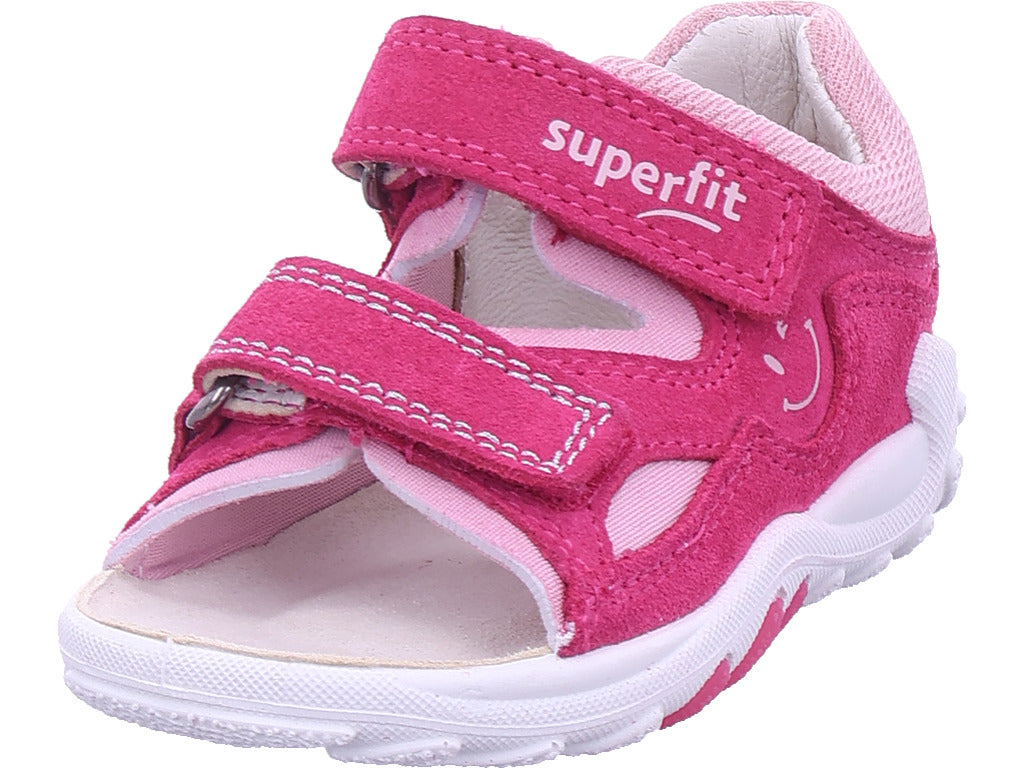Superfit Baby - Mädchen Sandale Sandale Leder \ Flow in rot