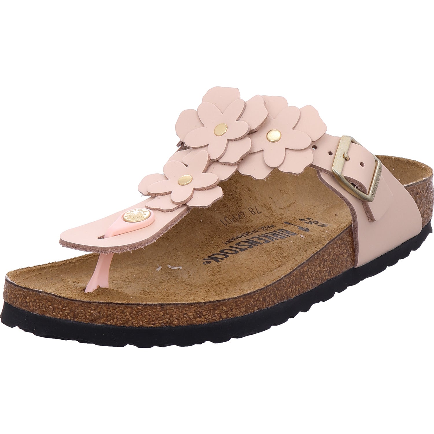 Birkenstock Damen Pantolette Gizeh Flowers in rose