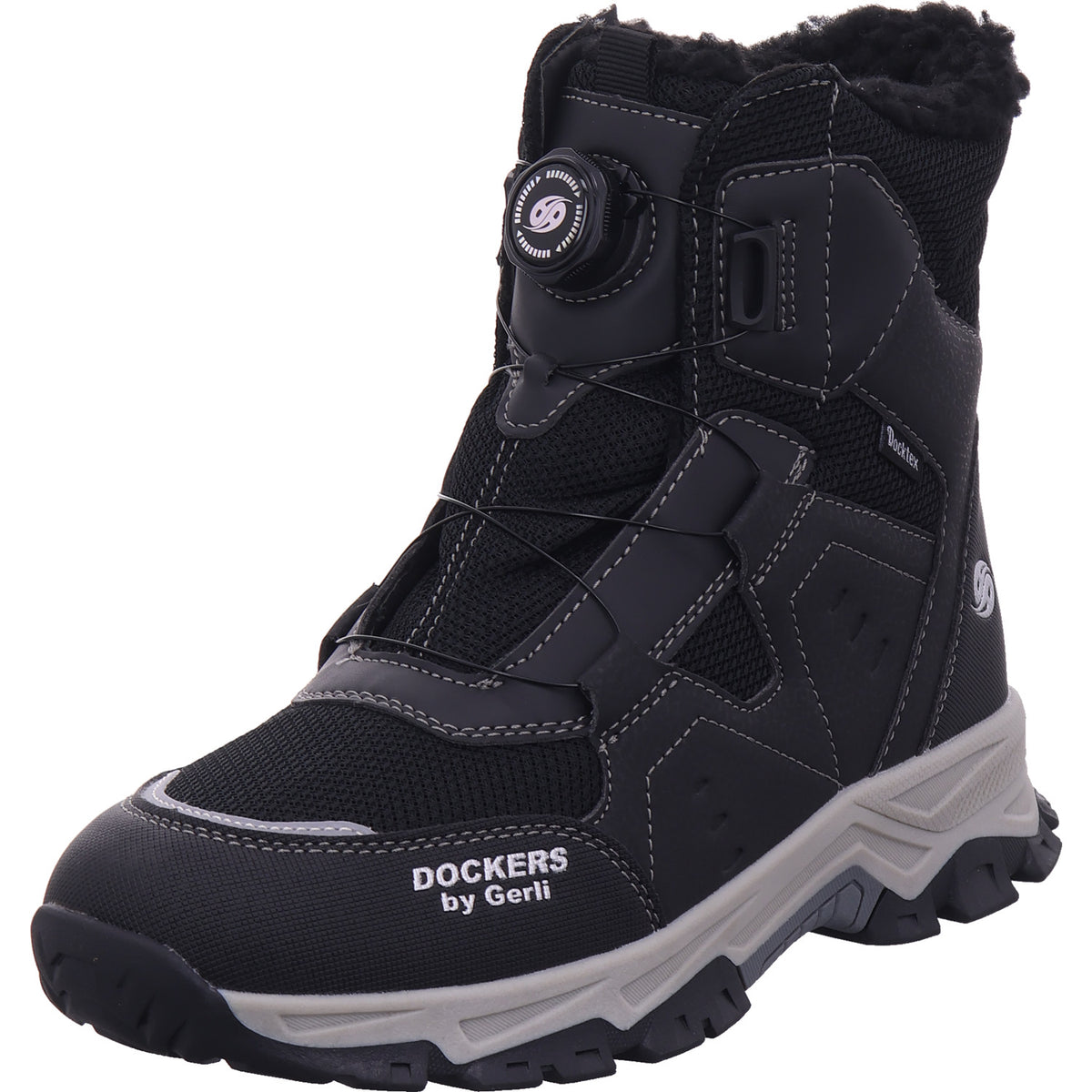 Dockers Jungen Winterstiefel  in schwarz