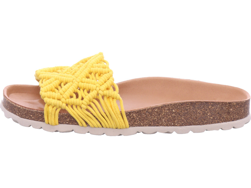 Verbenas Damen Pantolette  in gelb