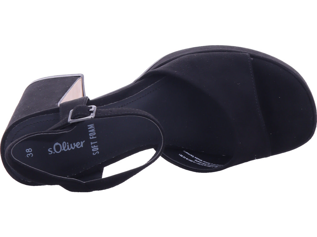s.Oliver Women's Sandals in black