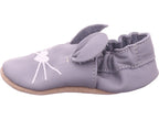 Beck Girls' Slippers "Mäuschen" in Grey