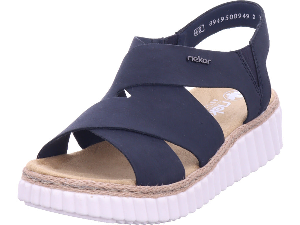 Rieker Women's Sandal Fsk Women's Sandals in blue