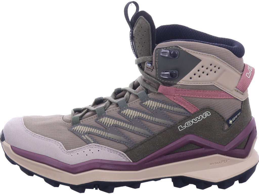 Lowa Women's Hiking Boots Maddox Pro GTX Mid Ws in Beige