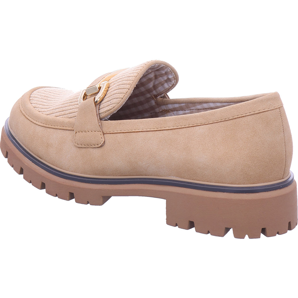 Marco Tozzi Damen Slipper  in beige