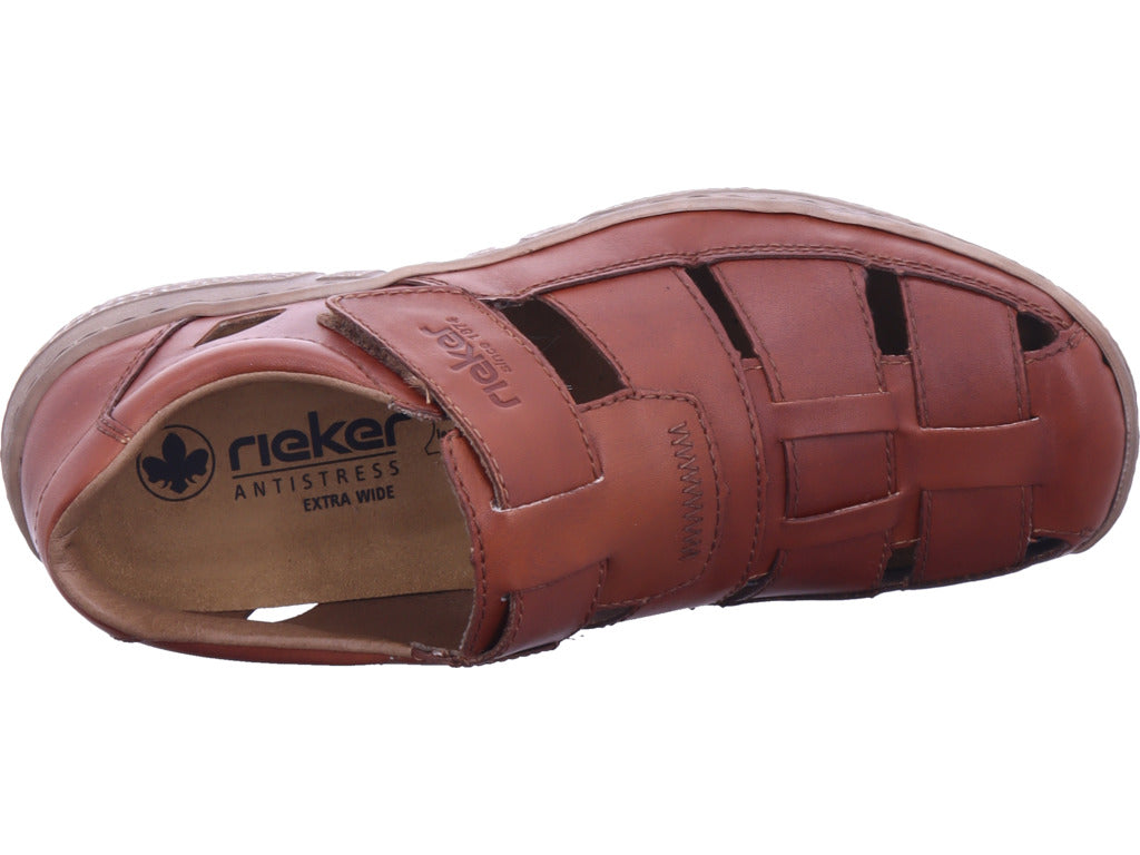 Rieker Herren Slipper Fsk Herren Halbschuhe in braun