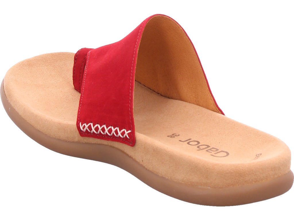 Gabor Damen Pantolette  in rot