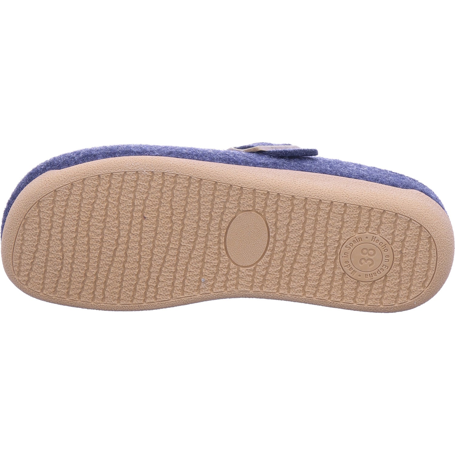 Varomed Damen Hausschuh Adalie Pantoffel in blau