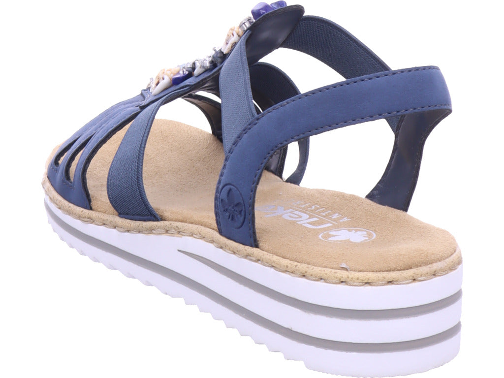 Rieker Women's Sandal Fsk Women's Sandals in blue