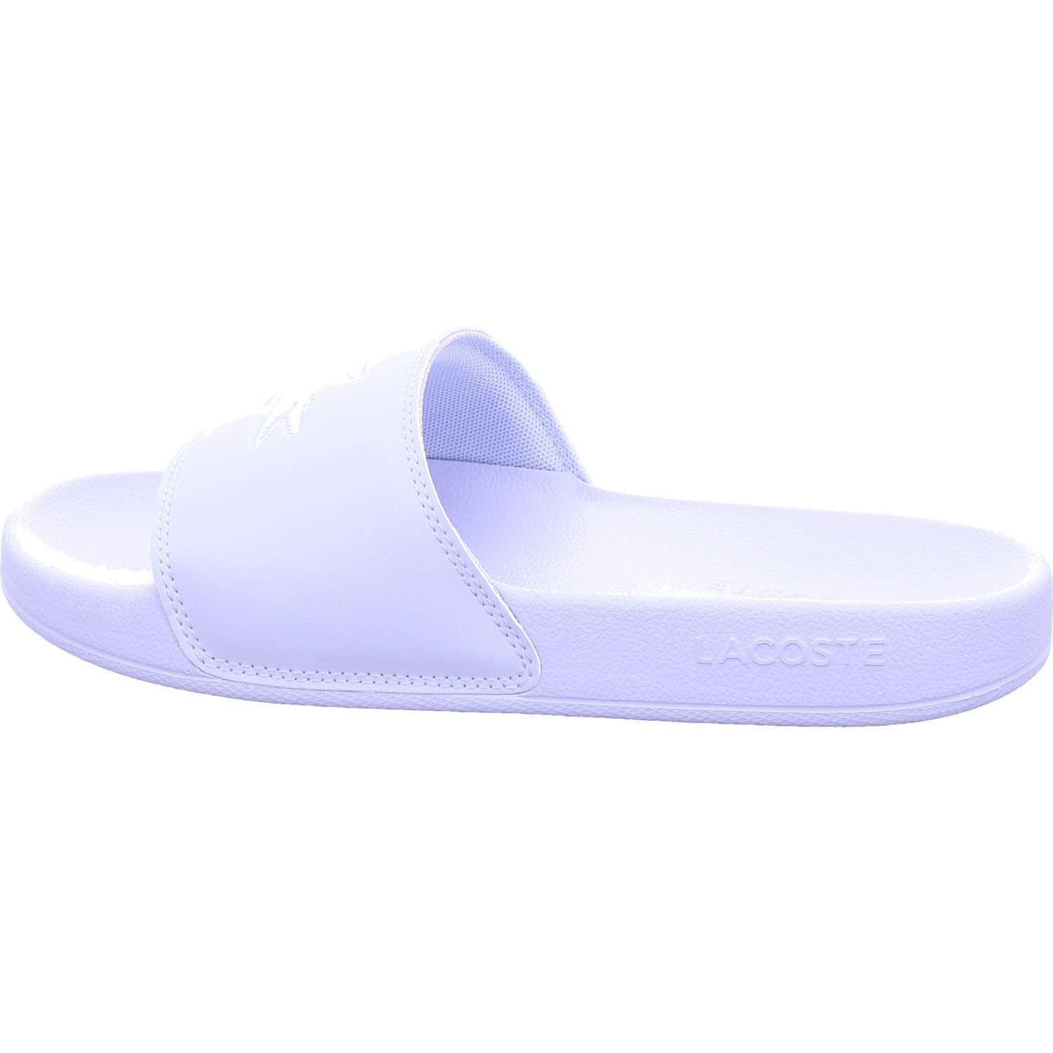 Dámské pantofle Lacoste Serve Slides v modré barvě