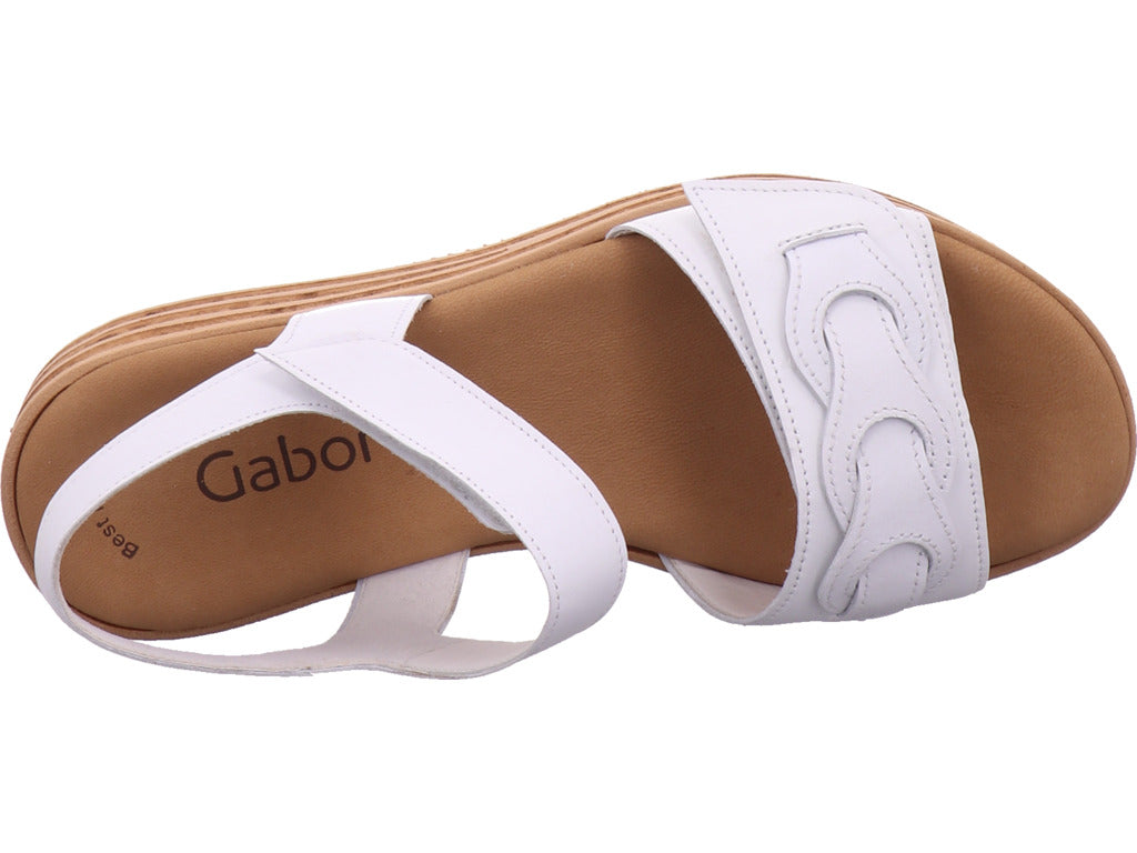 Gabor Damen Sandalette  in weiß