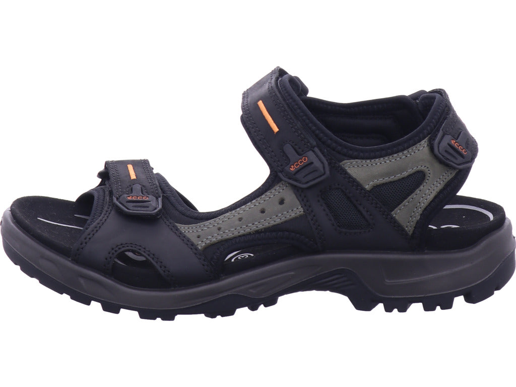 Ecco Herren Sandale Nv in schwarz