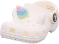 Crocs Unisex - Kinder Badeschuh Classic I Am Rainbow in weiß