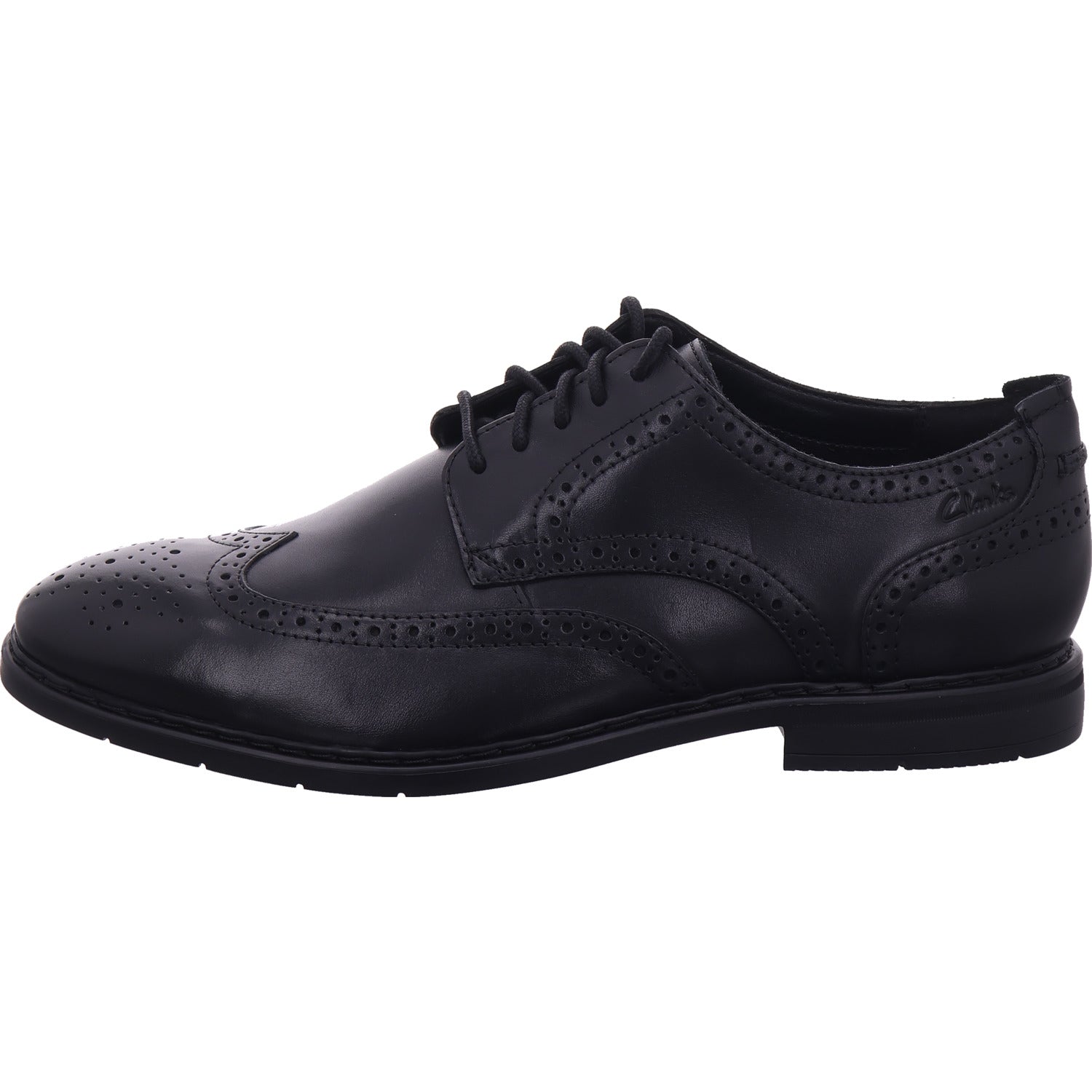 Clarks Herren Halbschuh Banbury Tip in schwarz
