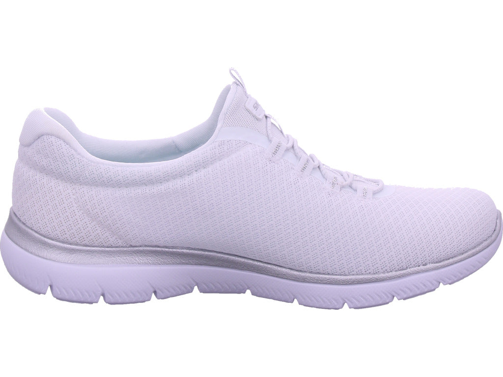 SKECHERS Damen Slipper Summits in weiß