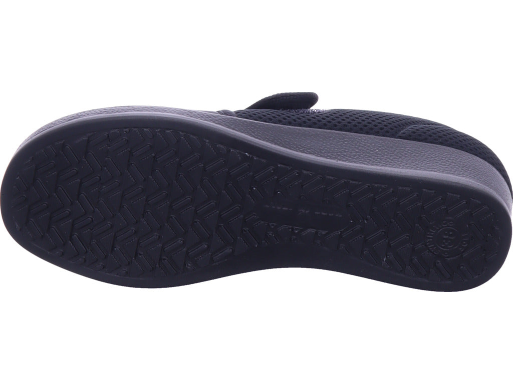 Pölking Damen Hausschuh  in schwarz
