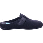 Florett Herren Hausschuh Carlo Pantoffel in schwarz
