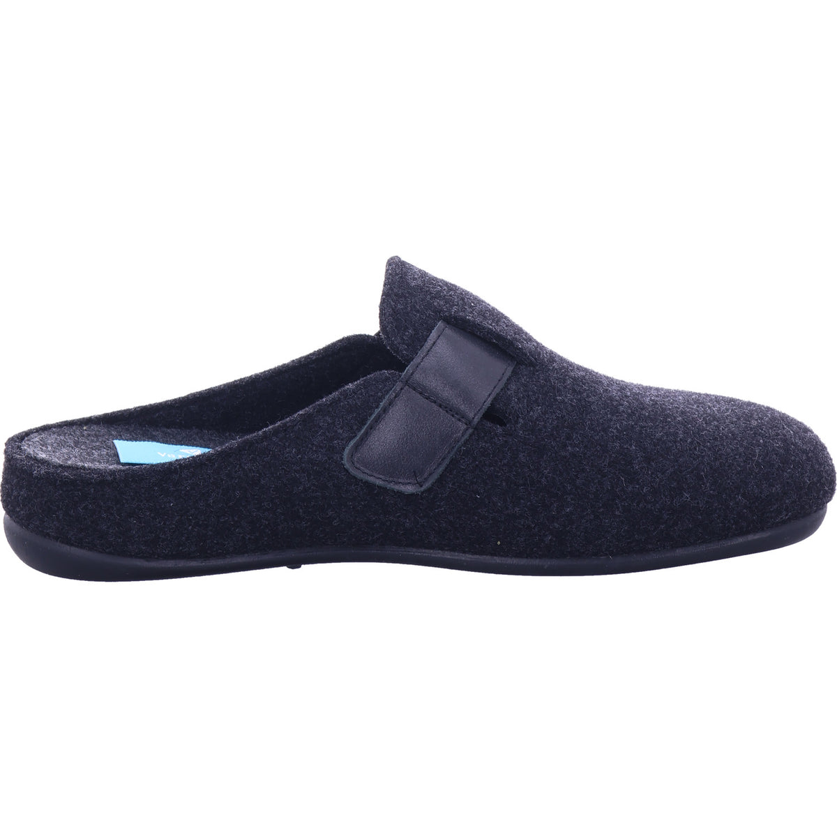 Florett Herren Hausschuh Carlo Pantoffel in schwarz
