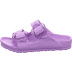 Birkenstock Girls' Arizona Flower Eva Mule in Lilac