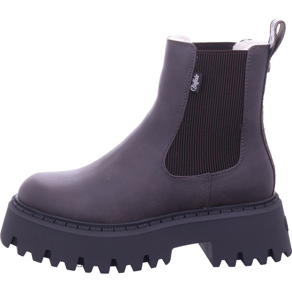Buffalo Damen Stiefelette Aspen Chelsea in braun