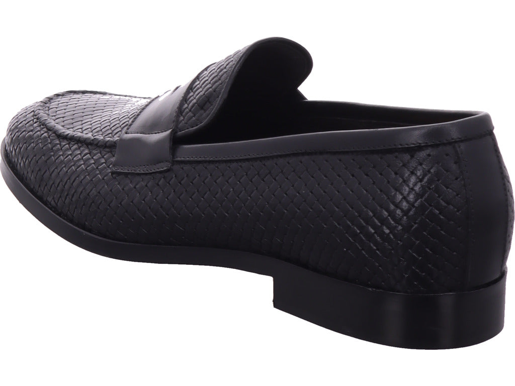 EXTON Herren Slipper  in schwarz