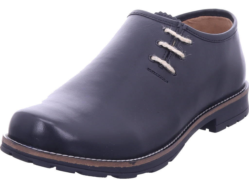 Pánské polobotky Esgano Haferlschuhe v černé barvě
