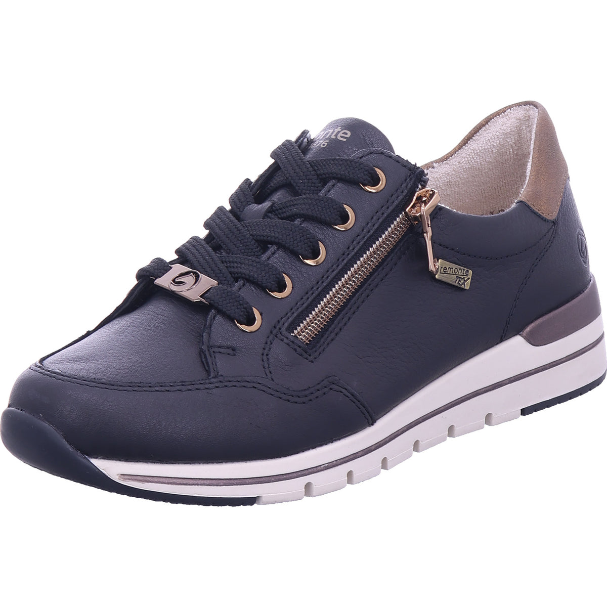 Remonte Damen Sneaker  in schwarz