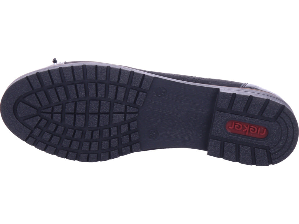 Rieker Women's Ballerina Fsk Women's Slip-On Shoes in Black