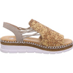 Rieker Damen Sandale  in beige