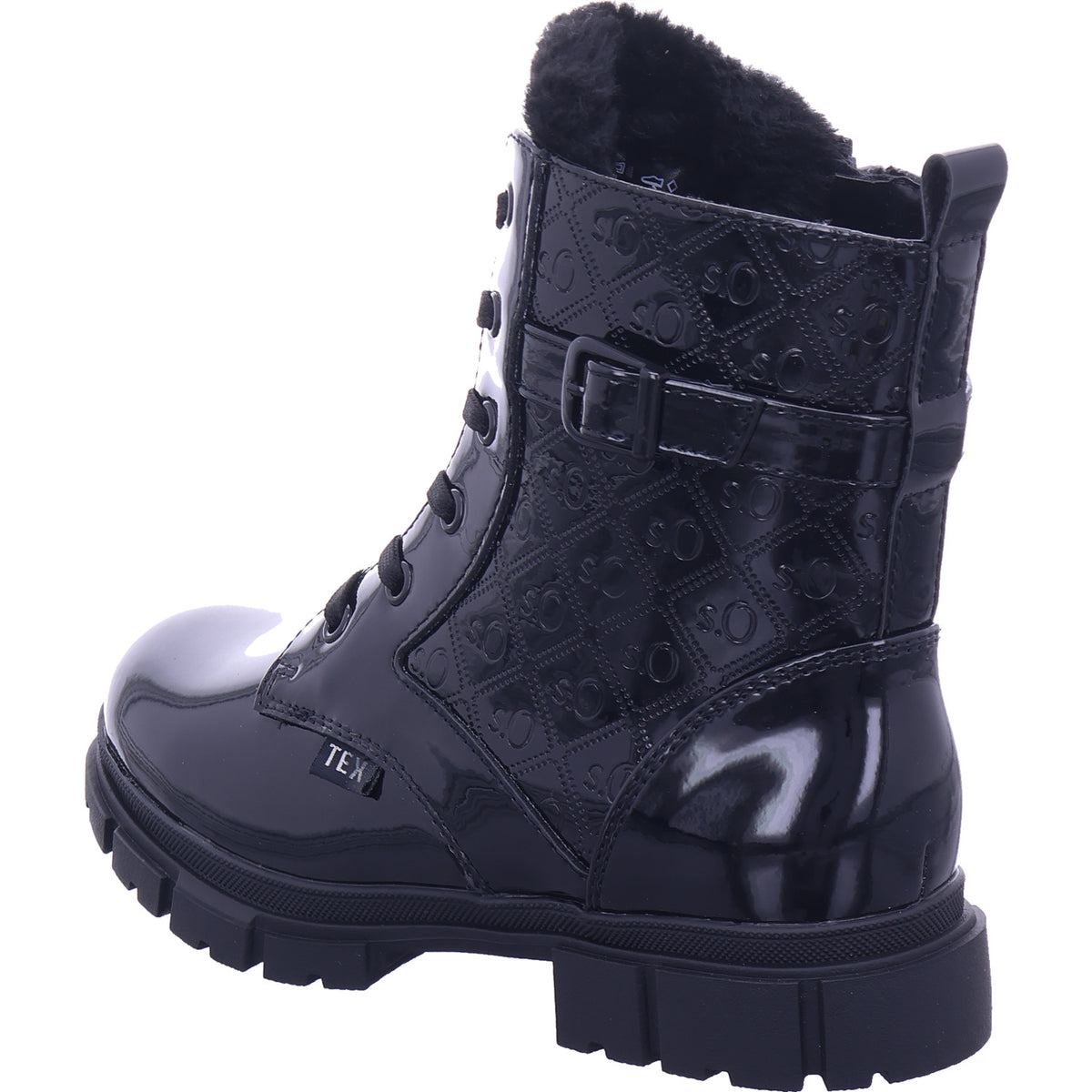 s.Oliver Mädchen Stiefelette  in schwarz
