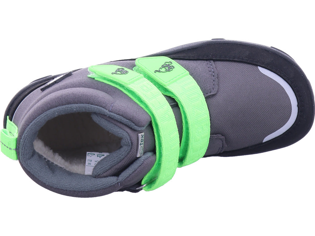 Chlapecké boty Affenzahn Moonboot Panther v šedé barvě