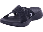 Rieker women's mule Fsk women's sandals in black