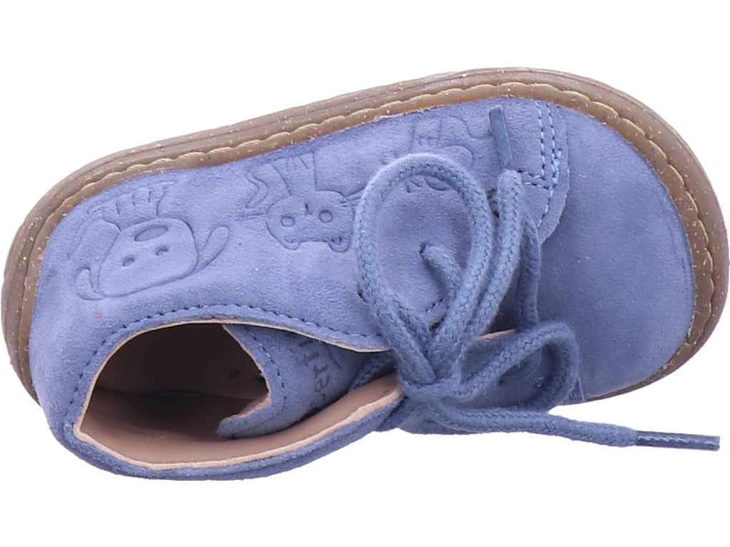 Superfit Unisex - Kinder Halbschuh Stiefelette Leder \ Saturnus in blau