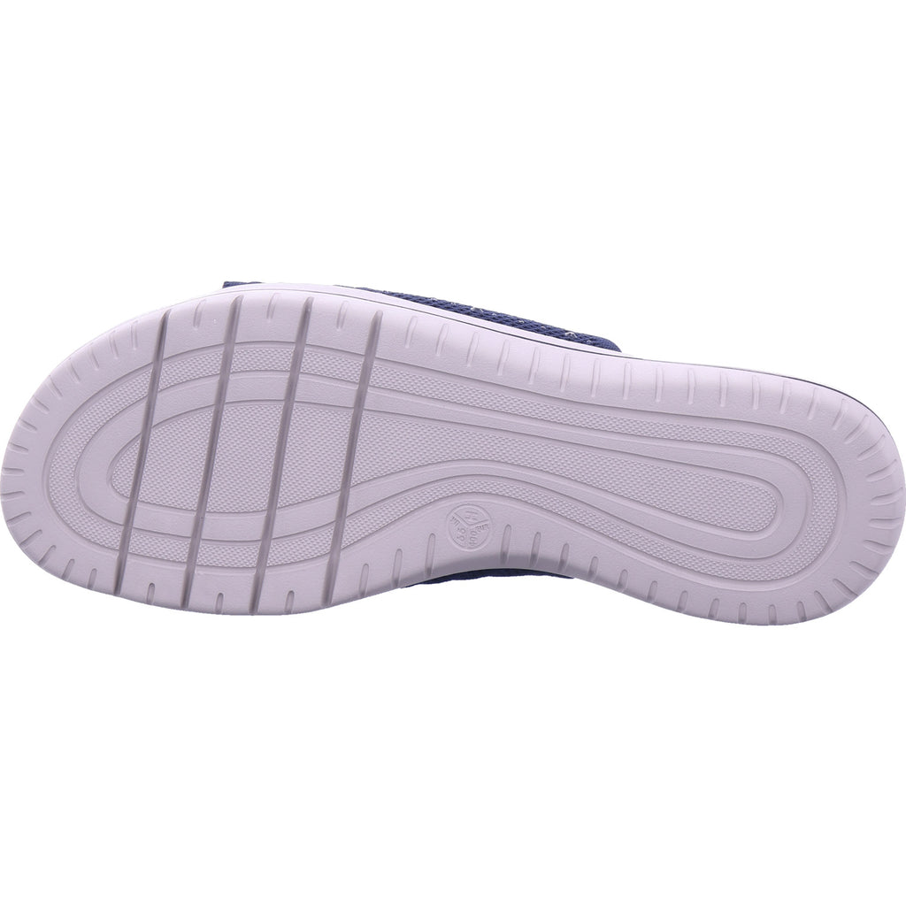 Jana Damen Pantolette  in blau