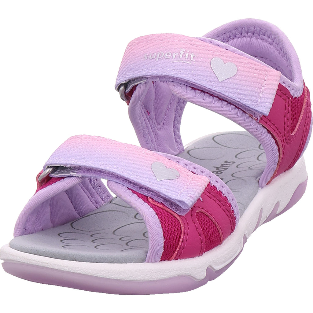 Superfit Mädchen Sandale Pebbles in rot