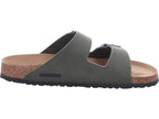 Birkenstock Herren Pantoffel Arizona Vegan Synthetics Deser in grün