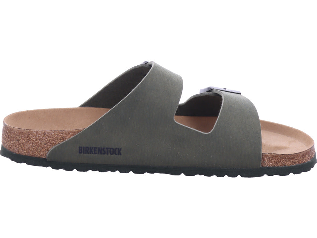 Birkenstock Herren Pantoffel Arizona Vegan Synthetics Deser in grün