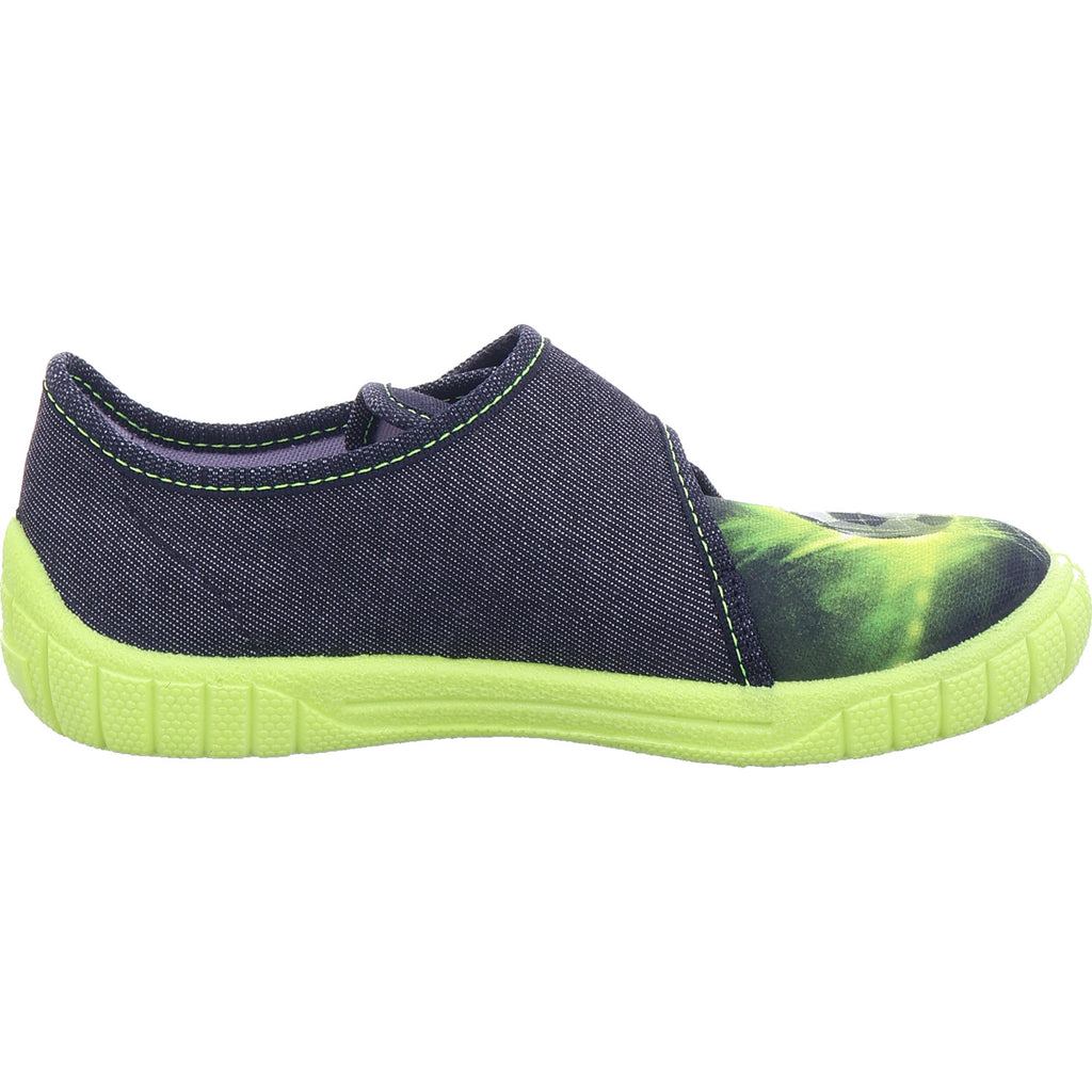 Superfit Jungen Hausschuh Hausschuh Textil \ Bill in schwarz