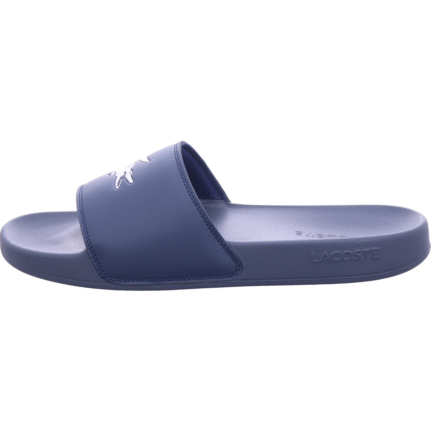 Lacoste Herren Badeschuh Serve Slides in blau