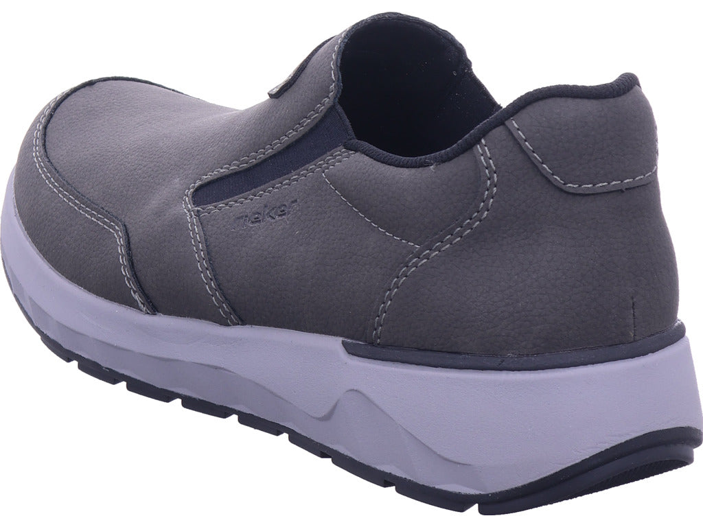 Rieker Herren Slipper Hwk Herren Halbschuhe in grau