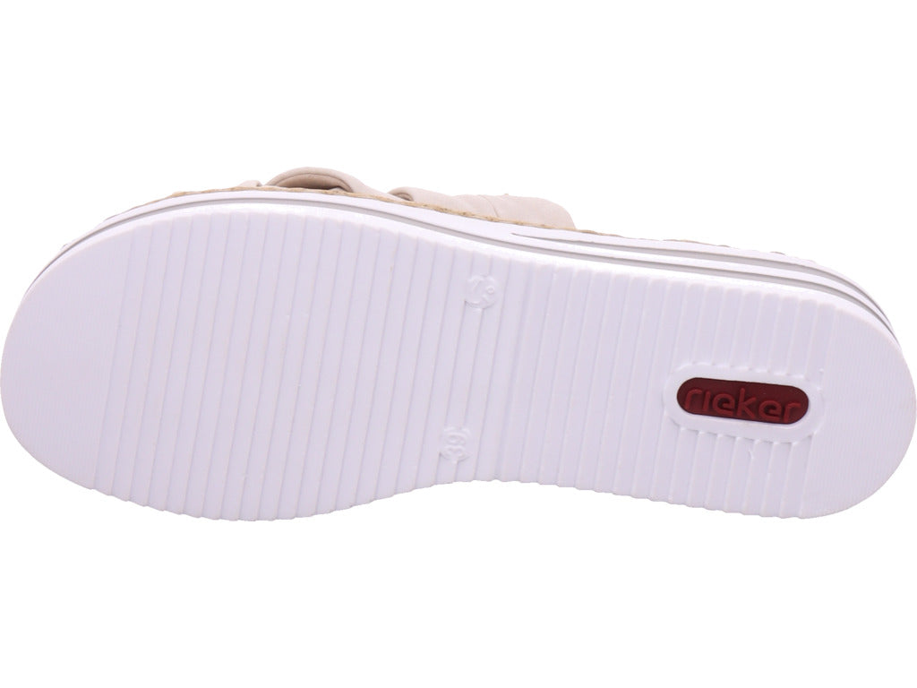 Rieker Women's Mule Fsk Women's Sandals in beige