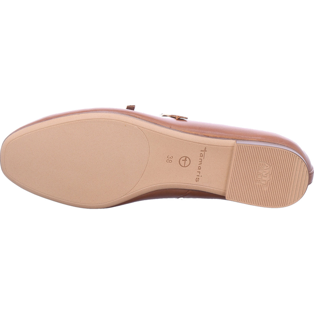 Dámské balerínky Tamaris v hnědé barvě